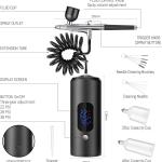 Mini pistolet airbrush sans file